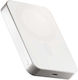 Zens Baterie Externă MagSafe Qi2 10000mAh 15W Cu Port USB-C Power Delivery Albă