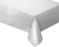 Τραπεζομάντηλο Foil Ασημί Μεταλλικό 183cm