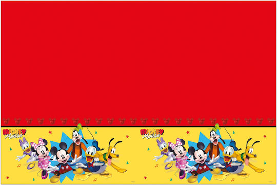 Party-Tischdecken Mickey Into Fun Kunststoff 120x180 cm