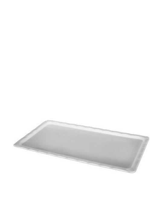Raki Rectangular Πιατέλα Σερβιρίσματος Ορθογώνια Πλαστική Λευκή 30x15εκ.