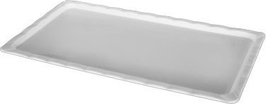 Raki Rectangular Πιατέλα Σερβιρίσματος Ορθογώνια Πλαστική Λευκή 30x15εκ.