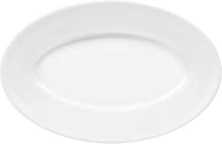 Bormioli Rocco Performa Servierplatte Oval Glas Weiße 22.8x15.5cm