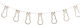 Wooden Garland Bunny Easter Decorations & Ornaments