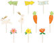 Set Easter Decoration Sticks 10 Pieces