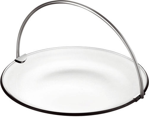 Vidivi Banquet Servierplatte Glas Weiße mit Durchmesser 21cm