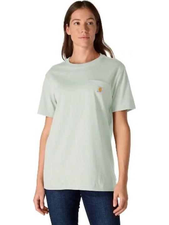 Carhartt Women's T-shirt Smoked Teal