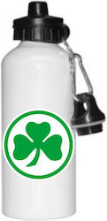 Panathinaikos PAO Water Bottle 500ml White Panathinaikos PAO Water Bottle 500ml White