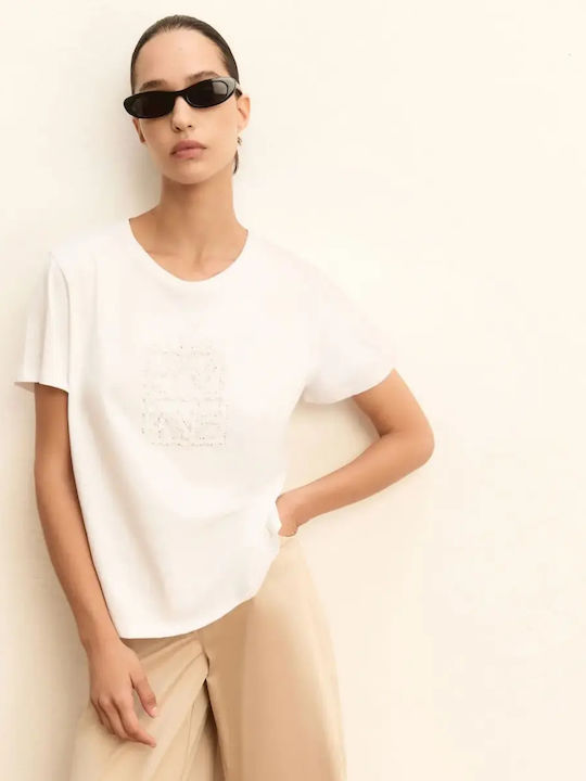 Marella Γυναικείο T-shirt White