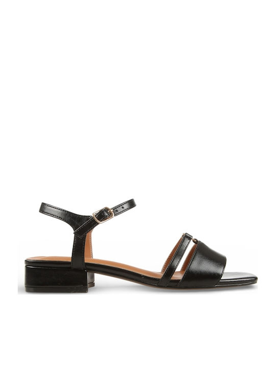 Women's Black Flat Sandals
