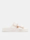 Γυναικεία Σανδάλια Flatforms Λευκά