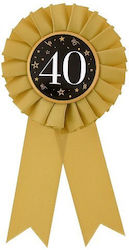 Badge 40th Birthday