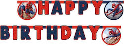 Banner "happy Birthday" Spiderman Banner "happy Birthday" Spiderman