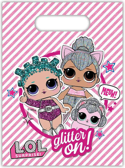 Lol Surprise Kunststoff Tasche Für Geschenk 16x24cm 6 Stück