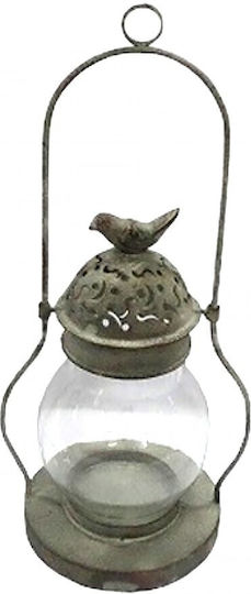 Melina's Collection Lămpi De Veghe Metalic Argintiu 17x17x45cm
