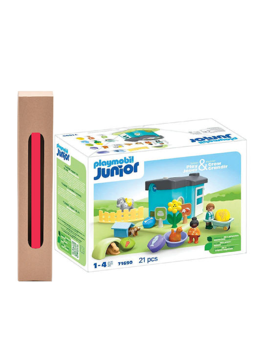 Παιχνιδολαμπάδα Junior Ξενώνας Μικρών Ζώων Για 1-4 Ετών Playmobil