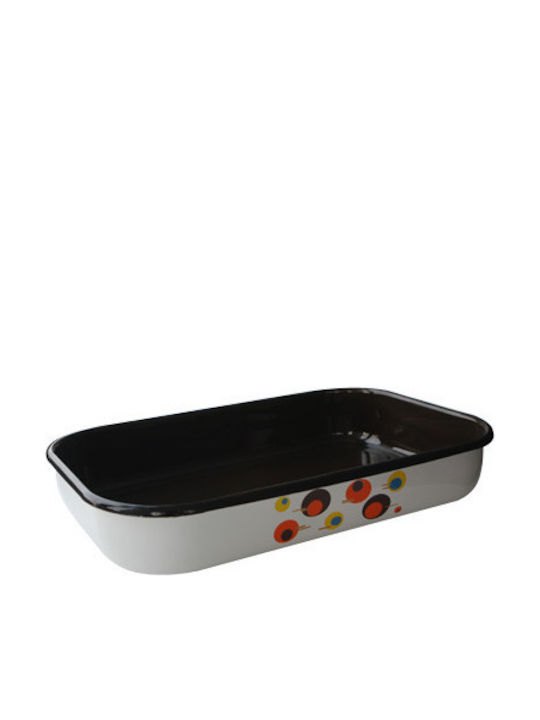 Raki Tăvi De Copt Rotundă Din Aluminiu Cu Acoperire Emailată 22x32cm