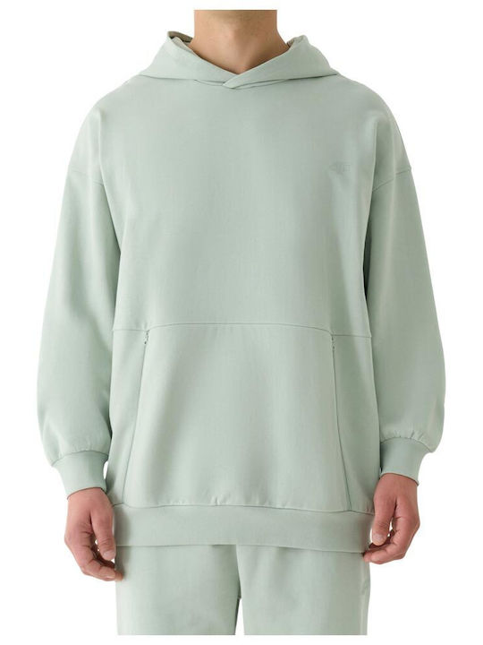 Turquoise Hooded Sweatshirt