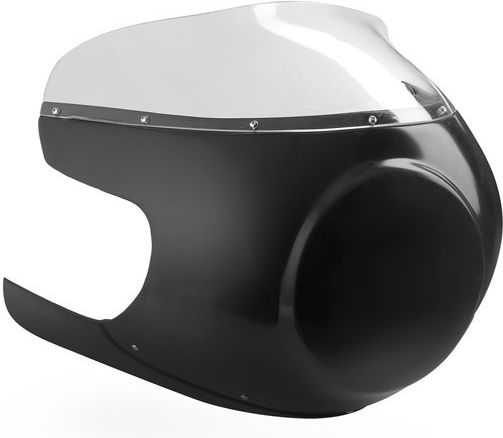 C-racer Μάσκα Φαναριού Μοτοσυκλέτας Cafe Racer Universal Μαύρη Mask No 7.2