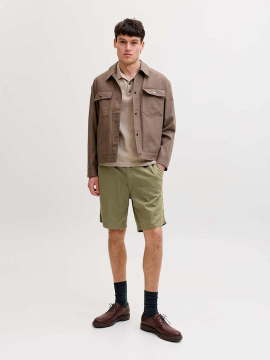Jack & Jones Спортен Мъжки Бермуда Дийп Лихен Зелен