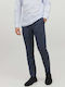 Herrenhosen Chino in Schlank Passform Marineblau Blazer