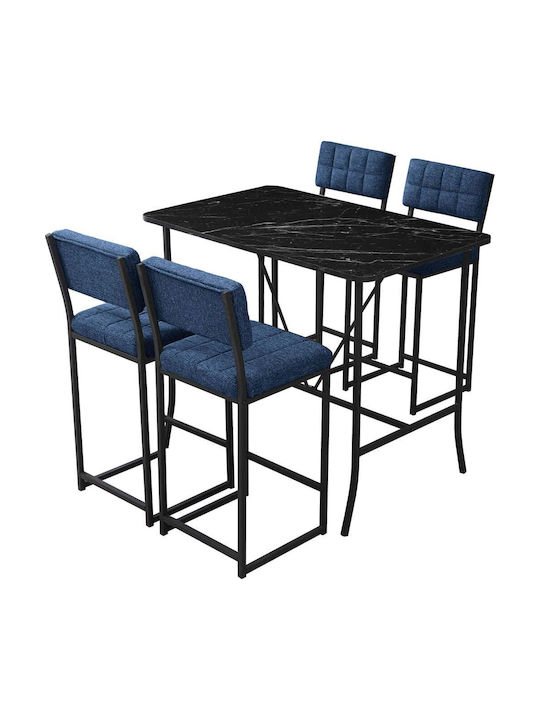 Masa Bar cu 4 Scaune 110x70cm