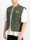 Sleeveless Jacket Dark Olive