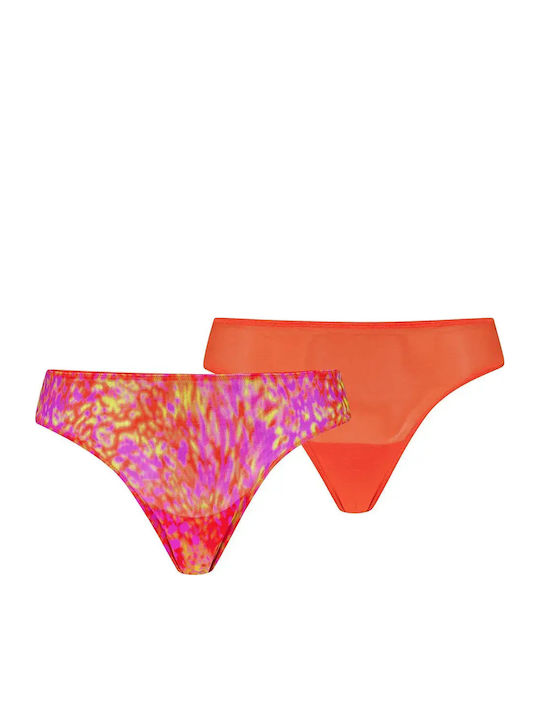 PUMA Women's String 2Pack Orange