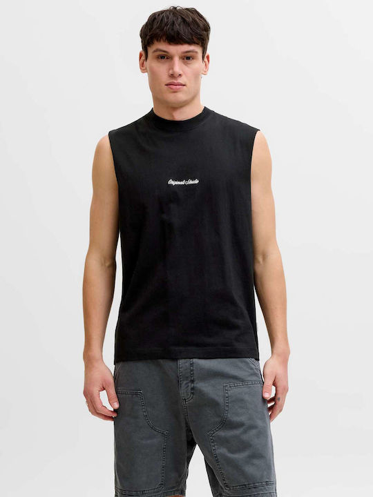 Crew Neck Athletic Blouse Black