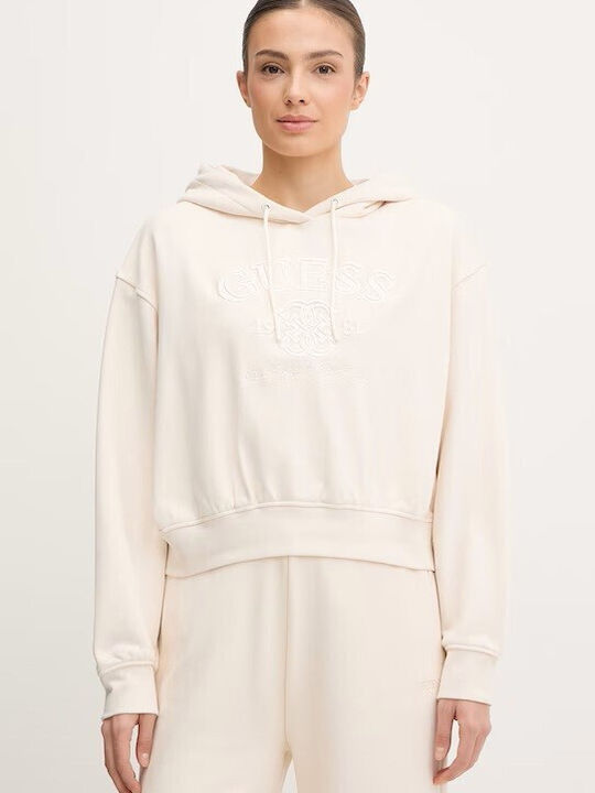 Women's Hooded Sweatshirt Ecru