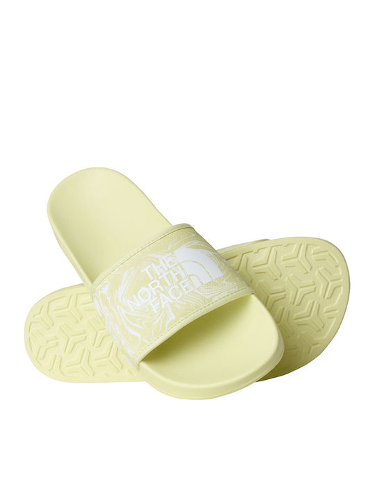 The North Face Slides in Yellow Colour