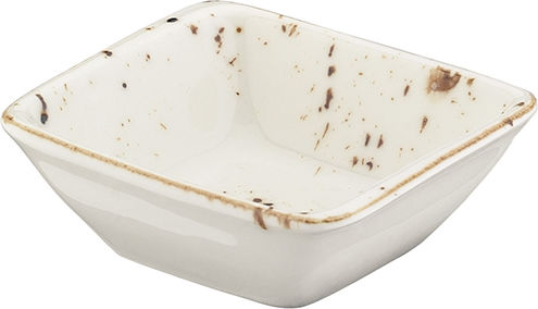 Bonna Grain Serving Bowl Square Porcelain Purple 19x17cm