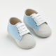 Ever Kid Christening Leather Sneakers Light Blue A606R