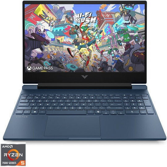 HP Victus 15 15.6" Panou IPS Full HD 144Hz Ryzen 5-7535HS 12GB 1TB SSD GeForce RTX 4050 Fără Sistem De Operare Tastatură Engleză SUA