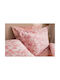 Vesta Home Sanel-2 Σετ Μαξιλαροθήκες Oxford Ροζ 55x75εκ.