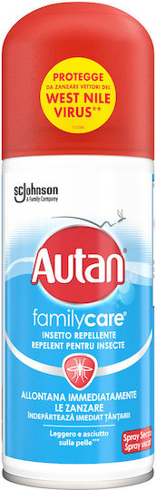Autan Familycare Insektenschutzmittel Spray DEET Geeignet Für Kinder 100ml