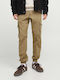 Elastic Cargo Trousers In Slim Fit Elmwood