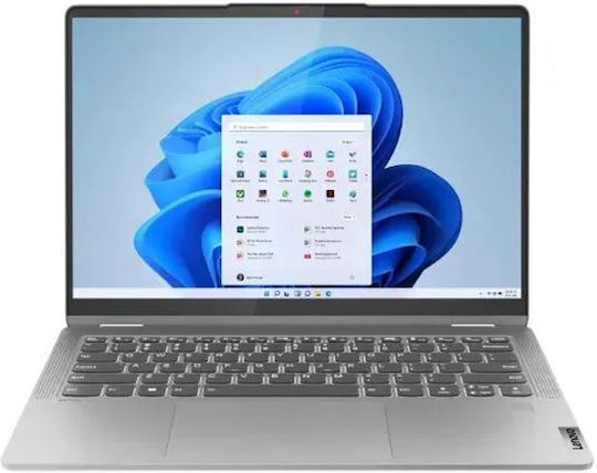 Lenovo IdeaPad Flex 5 14ABR8 14" IPS FHD+ Touchscreen (Ryzen 5-7430U/16GB/512GB SSD/W11 Home) Арктически Сив (Английски САЩ Клавиатура)