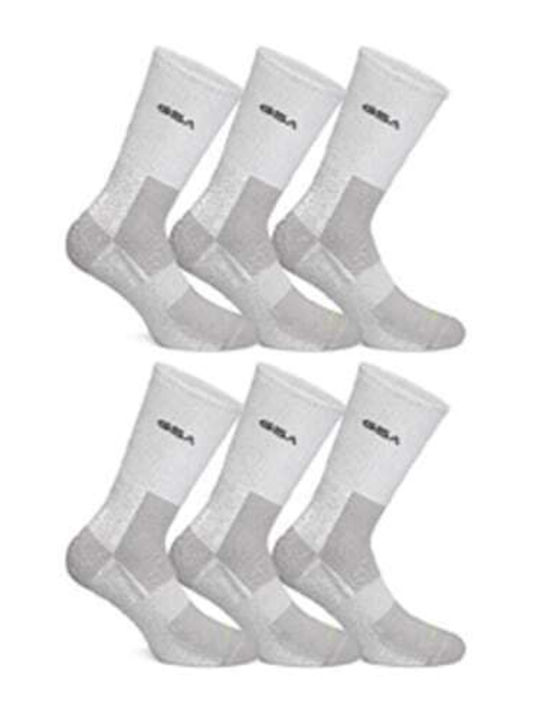 GSA Organic Plus Sportsocken Weiße 6 Paare