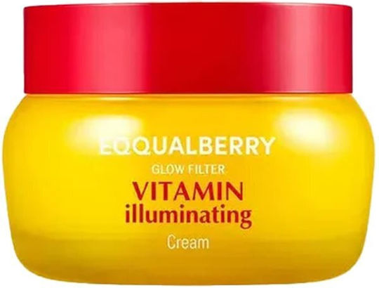 Eqqualberry Vitamin Aufhellung Gesichtscreme Tag für Glanz 50ml