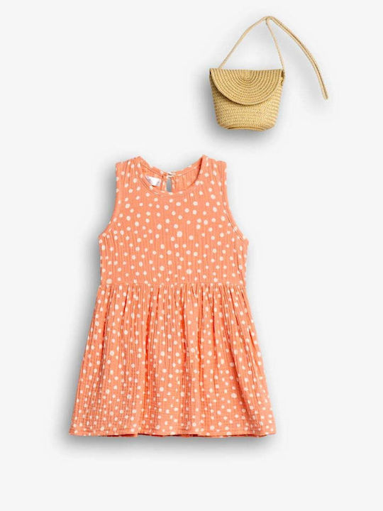 strapless open back dress Polka Dot Ruffle Hem Midi Dress S / Yellow main image 0
