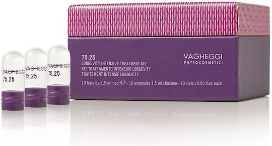 Vagheggi 75.25 Longevity Anti-aging Face Serum with Hyaluronic Acid 1.5ml