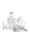 Bormioli Rocco Rocco Rocco Decantor de Sticlă pentru Servire Whiskey cu Dop și Pahare 780ml
