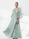 Summer Maxi Dress for Wedding / Christening Light Blue
