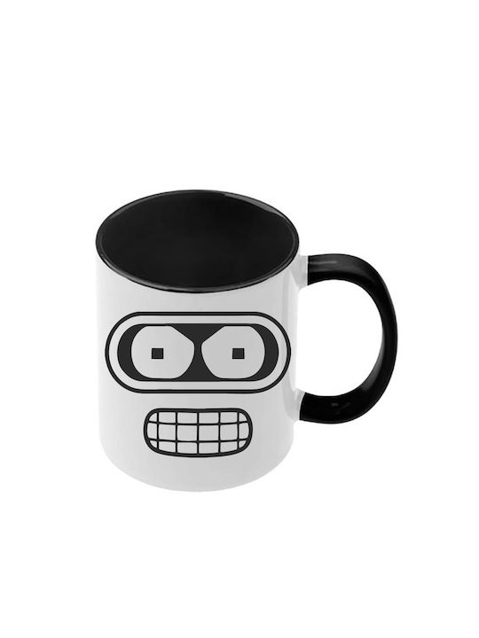 Futurama Tasse Mit Schwarze Griff Innen