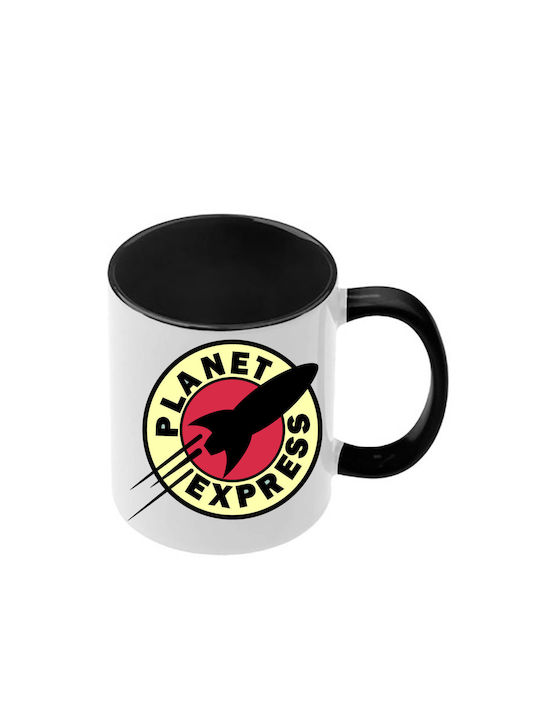 Futurama Tasse Mit Schwarze Griff Innen
