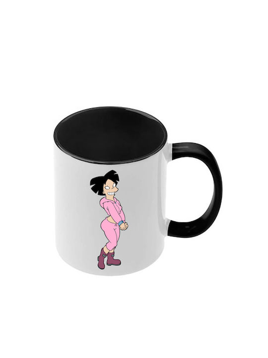 Futurama Tasse Mit Schwarze Griff Innen