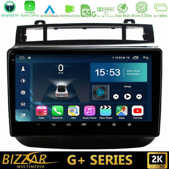 Bizzar Car Audio System for Volkswagen Touareg 2011-2018 Bluetooth USB WiFi GPS Apple CarPlay Android Auto with 9" Touch Screen