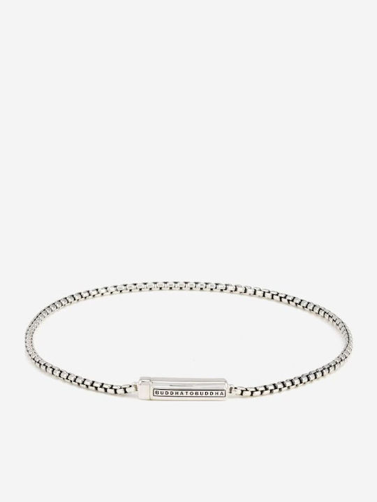 Buddha to Buddha Women's Bracelet with Infinity Design in Silver 19cm