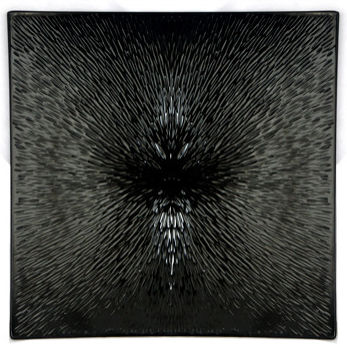 Raki Saku Decorative Square Porcelain Platter Black 31x31x4cm
