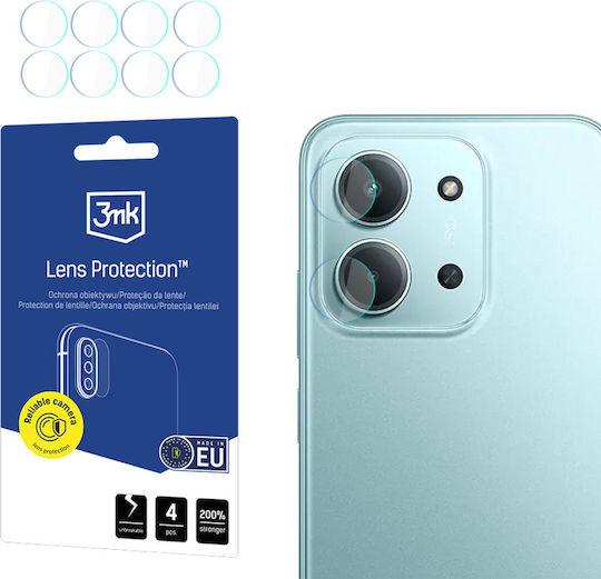 3MK Протектор За Камера Закалено Стъкло Червен За Redmi 15c 4G/5G